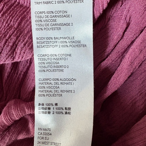 Free People Women's Pink Button-Front Tunic - Picture 4 of 7